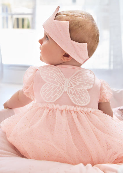 Mayoral Baby Girl Pink Dress Set