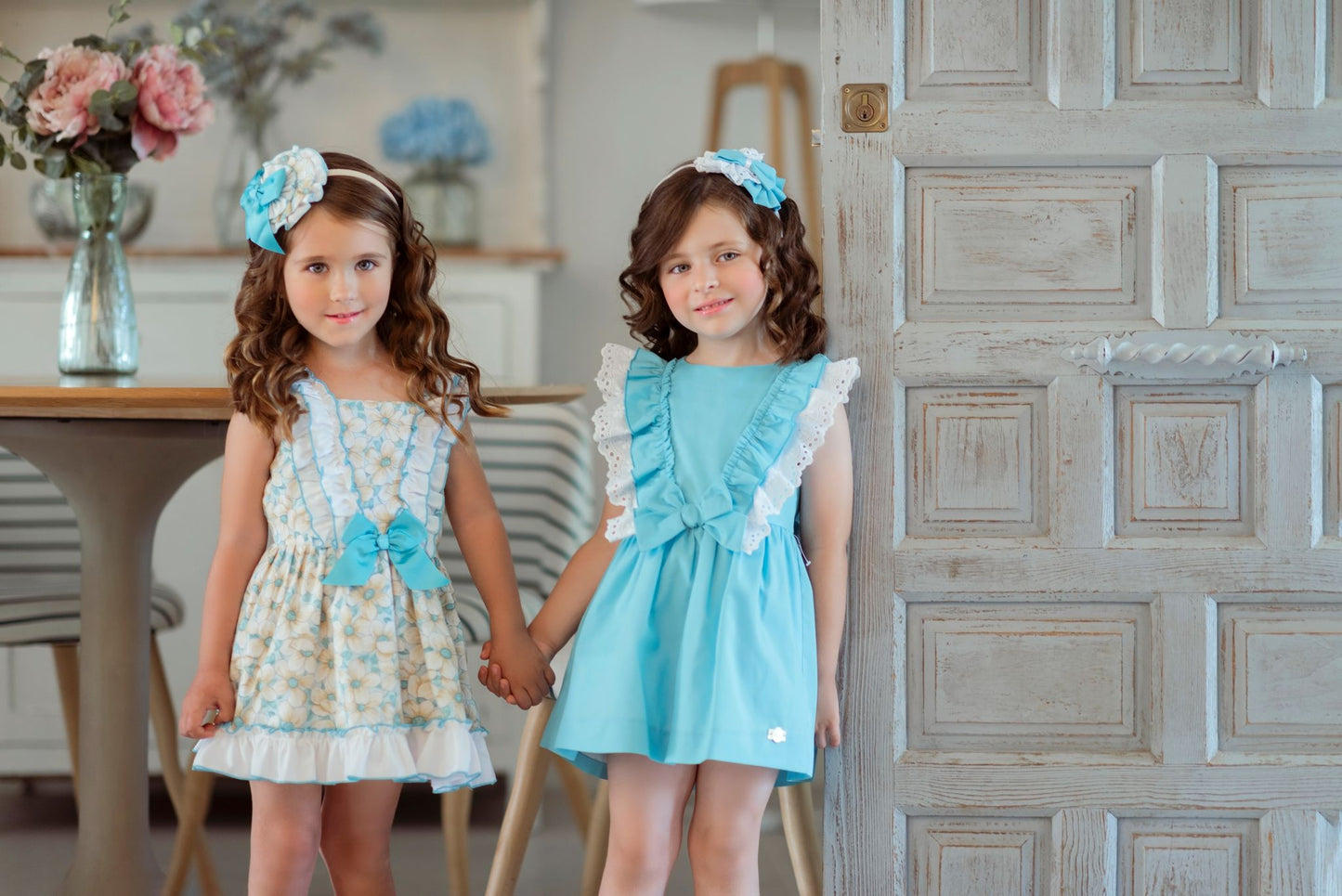 Miranda Girls Blue Turquoise Dress