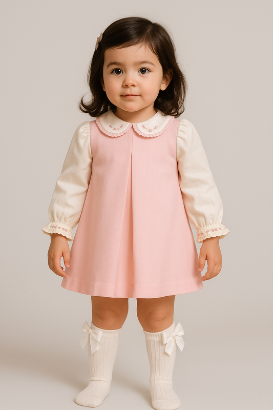 Pretty Originals Girls Pink A Line Dress