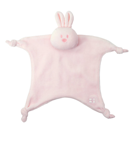 Emile et Rose Pink Bunny Baby Comforter