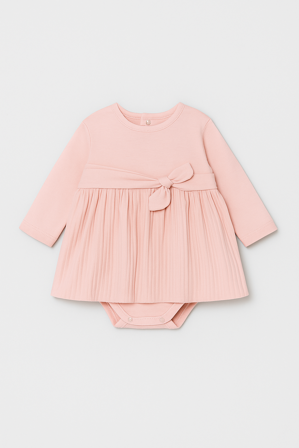 Mayoral Baby Girl Pink Pleated Dress