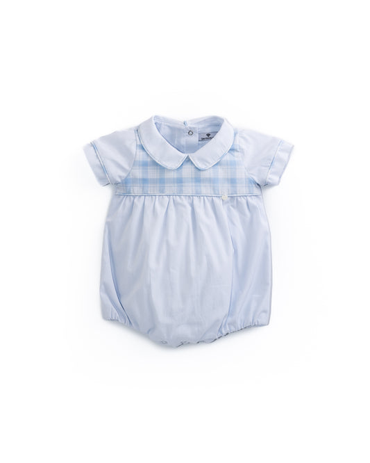 Be More Kid Baby Boy Blue Romper