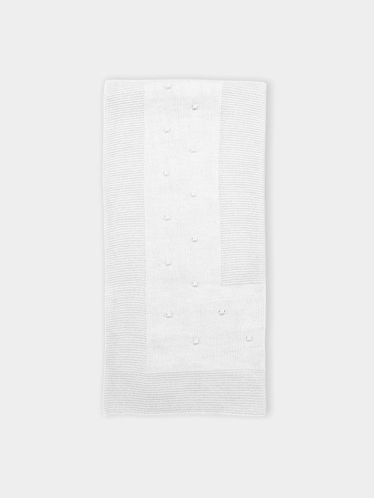 Mac Ilusion Cotton Baby Blanket - Pink, Blue, White or Beige