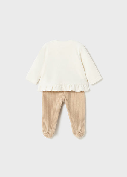 Mayoral Unisex Baby Beige Outfit
