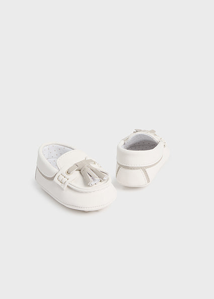 Mayoral Baby Boy Ivory Loafers