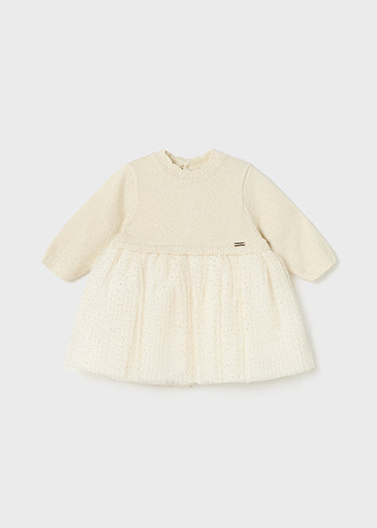 Mayoral Girls Ivory Tulle Dress