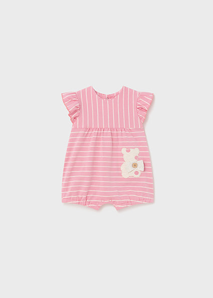 Mayoral Baby Girl Pack of 2 Pink & Spot Print Rompers