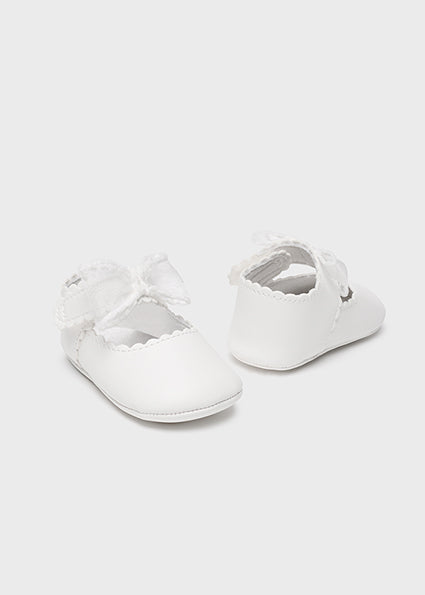 Mayoral White Baby Girl Shoes