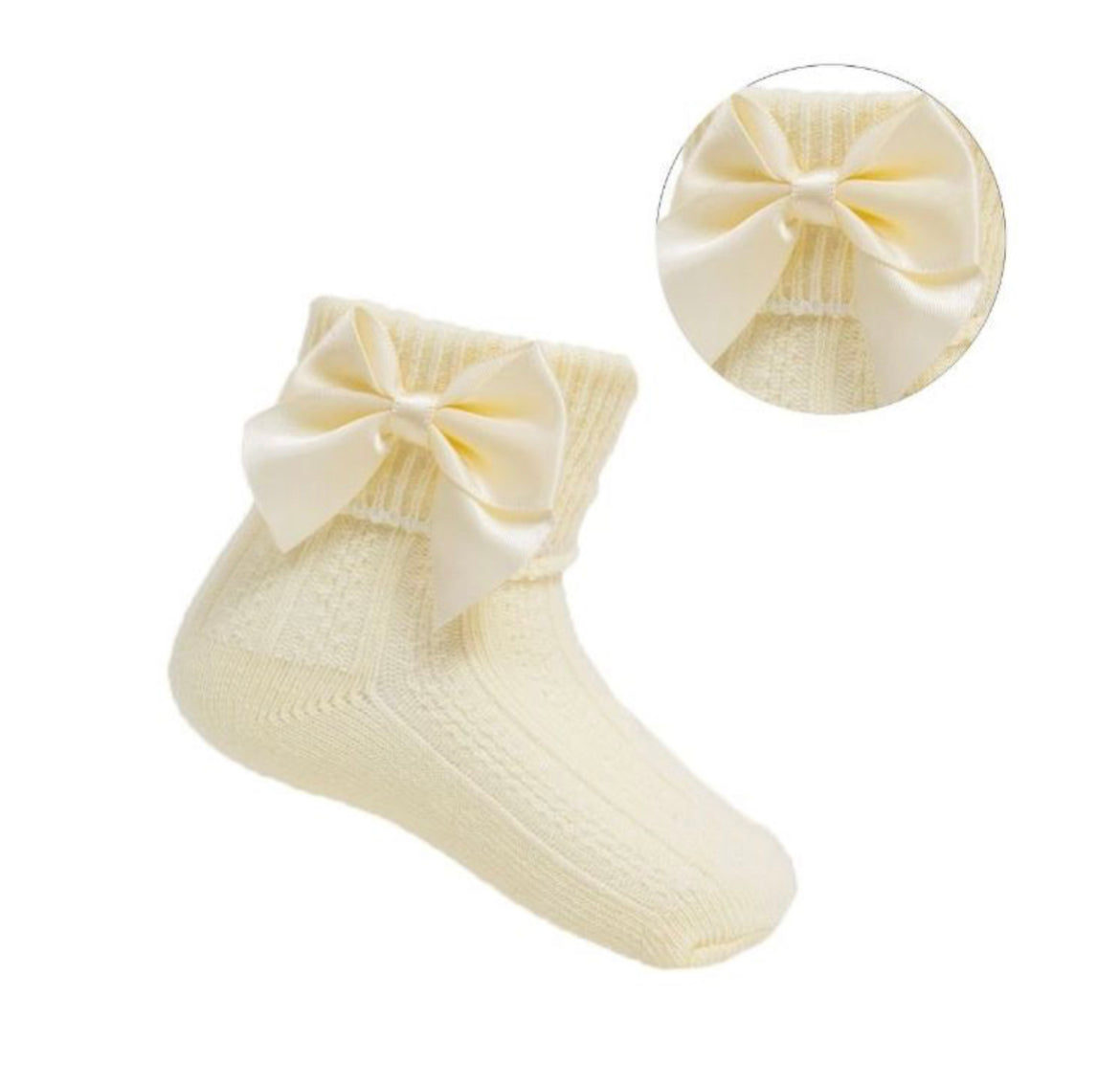 Baby Girl Yellow Ankle Socks