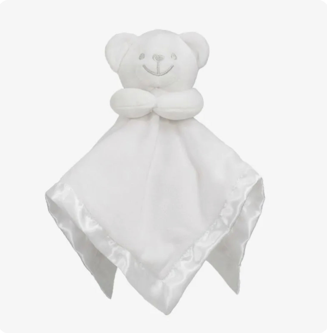Baby Comforter Pink, Blue or White