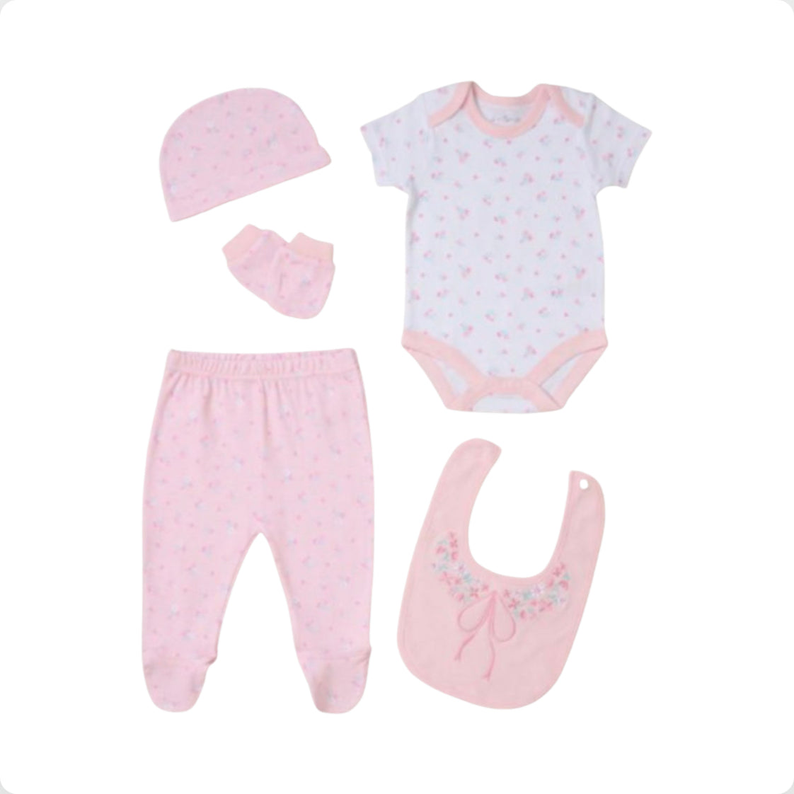 Baby Girl Pink 6 Piece set