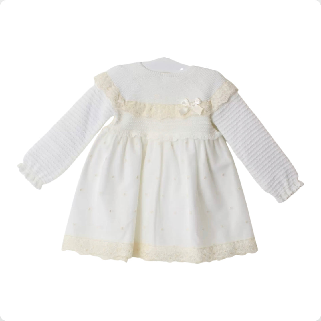 Mac Ilusion Baby Girl Ivory Dress