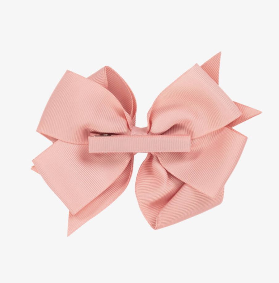 Abel & Lula Girls Pink Bow Hair Clip