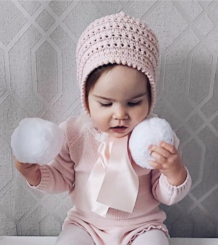 Wool Baby Bonnet