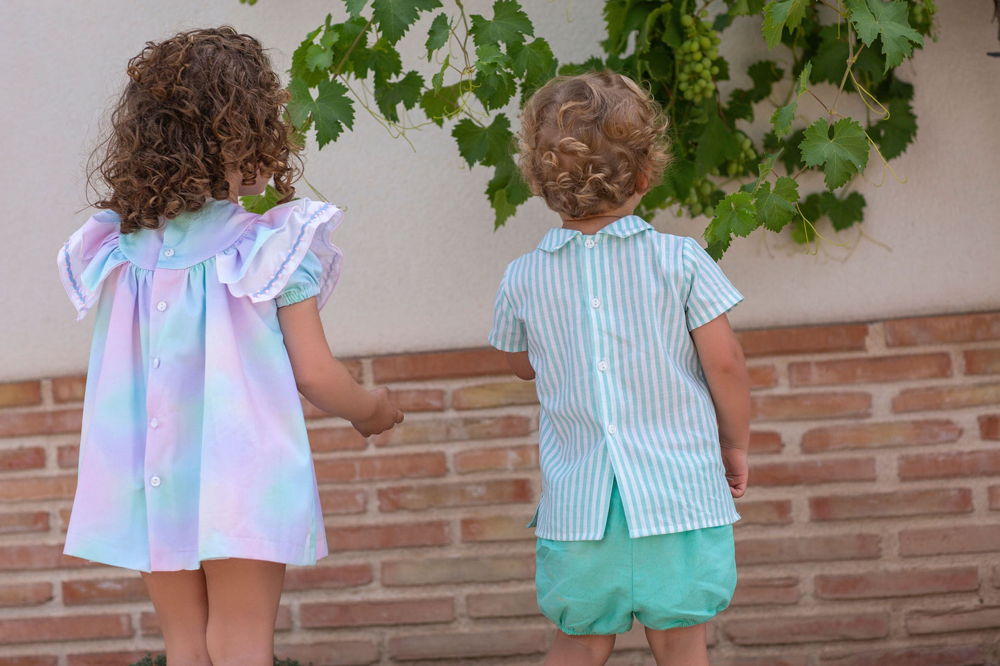 Rochy Baby Boy Green & White Shorts Set