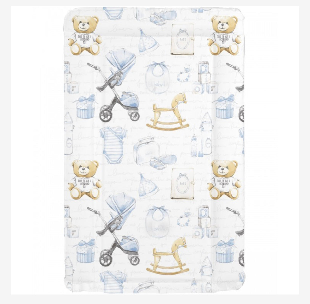 Vintage Blue Baby Changing Mat