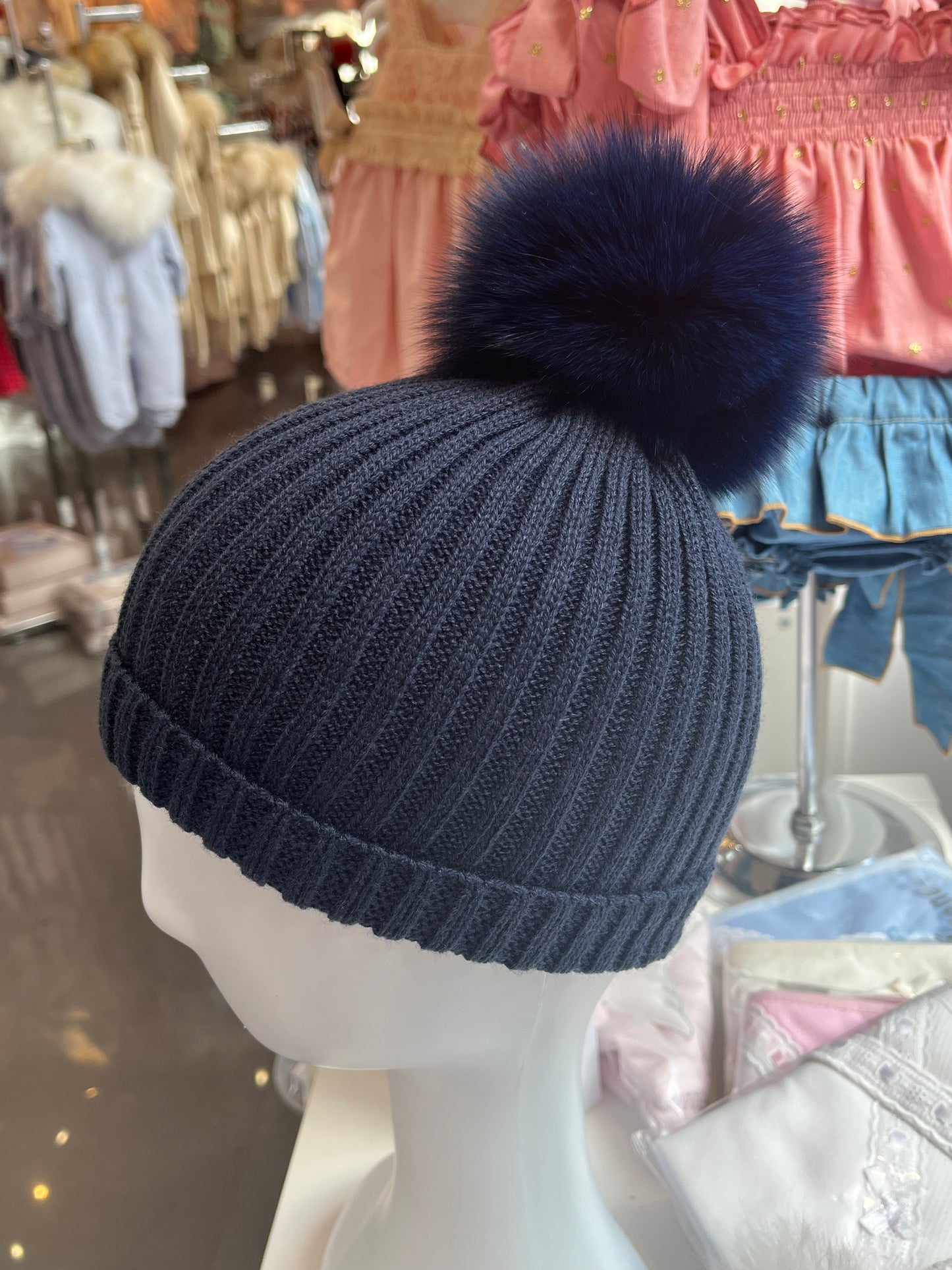 Mac Ilusion Knitted Pom Hat 18m-3yrs