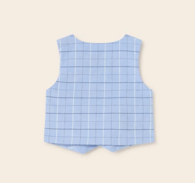 Mayoral Baby Boy Blue Waistcoat