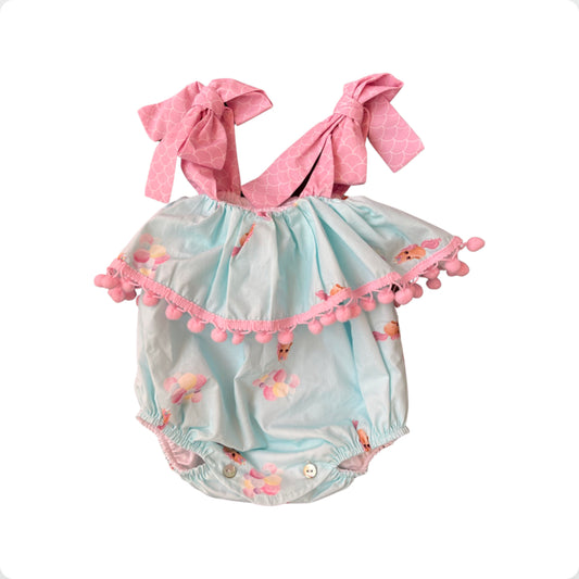 Phi Clothing Baby Girl Unicorn Romper