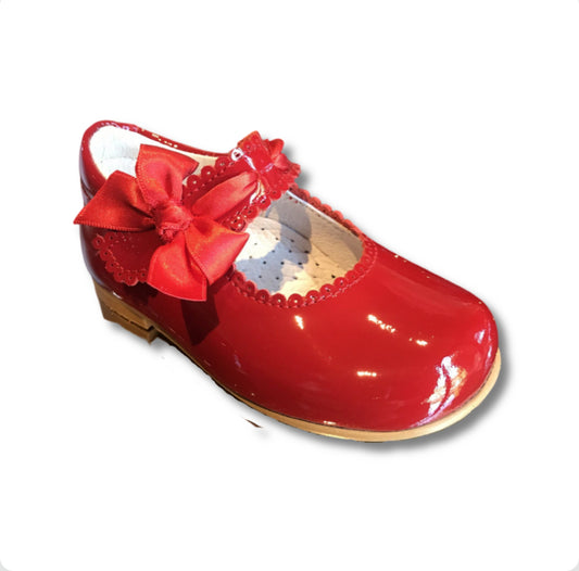 TNY Girls Red Patent Mary Jane Shoes