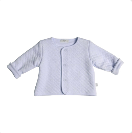 Baby Gi Blue Jacquard Cardigan