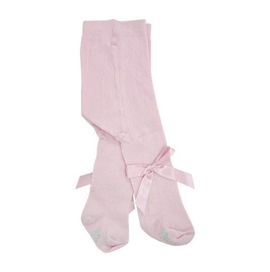 Pretty Originals Girls Pink Bow Tights