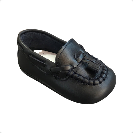 Pretty Originals Baby Boy Navy Loafer