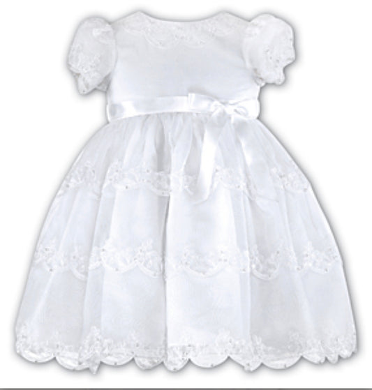 Sarah Louise Baby Girl Ivory Dress