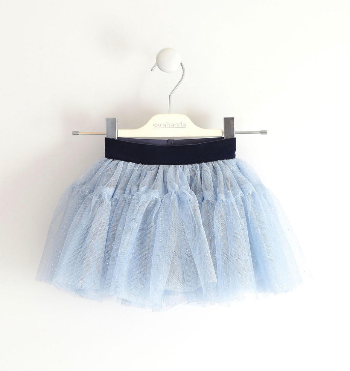 Sarabanda Girls Blue Tulle Skirt Set