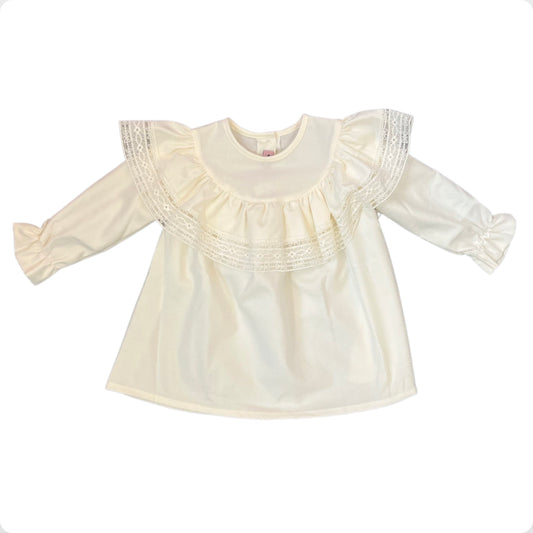 Phi Clothing Girls Cream Blouse