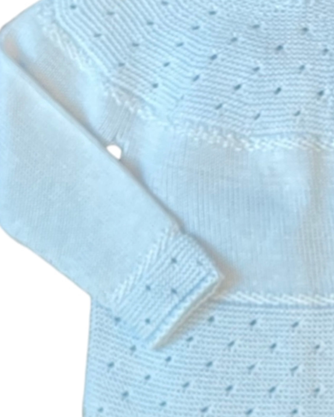 Mac Ilusion Blue Unisex Baby Knit Set