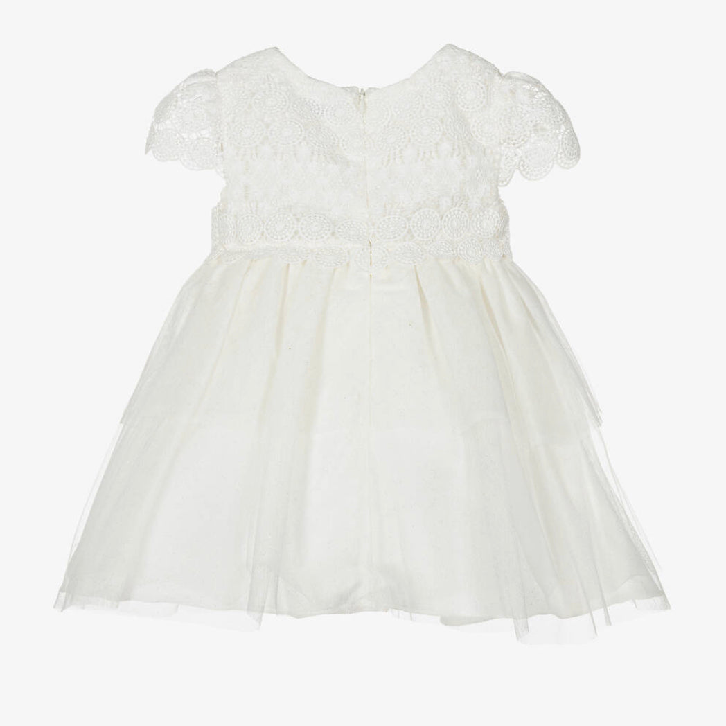 Mayoral Baby Girl Ivory Lace & Tulle Dress