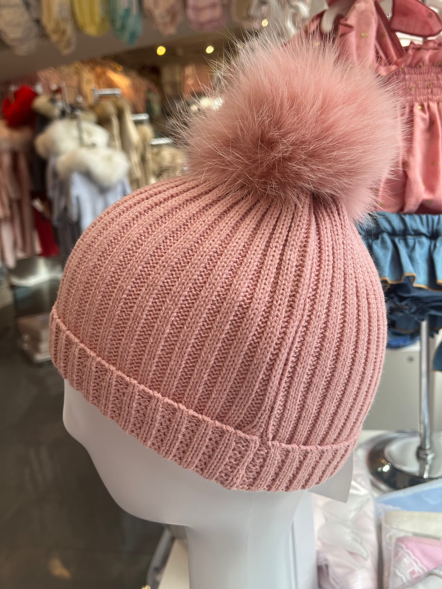 Mac Ilusion Knitted Pom Hat 18m-3yrs