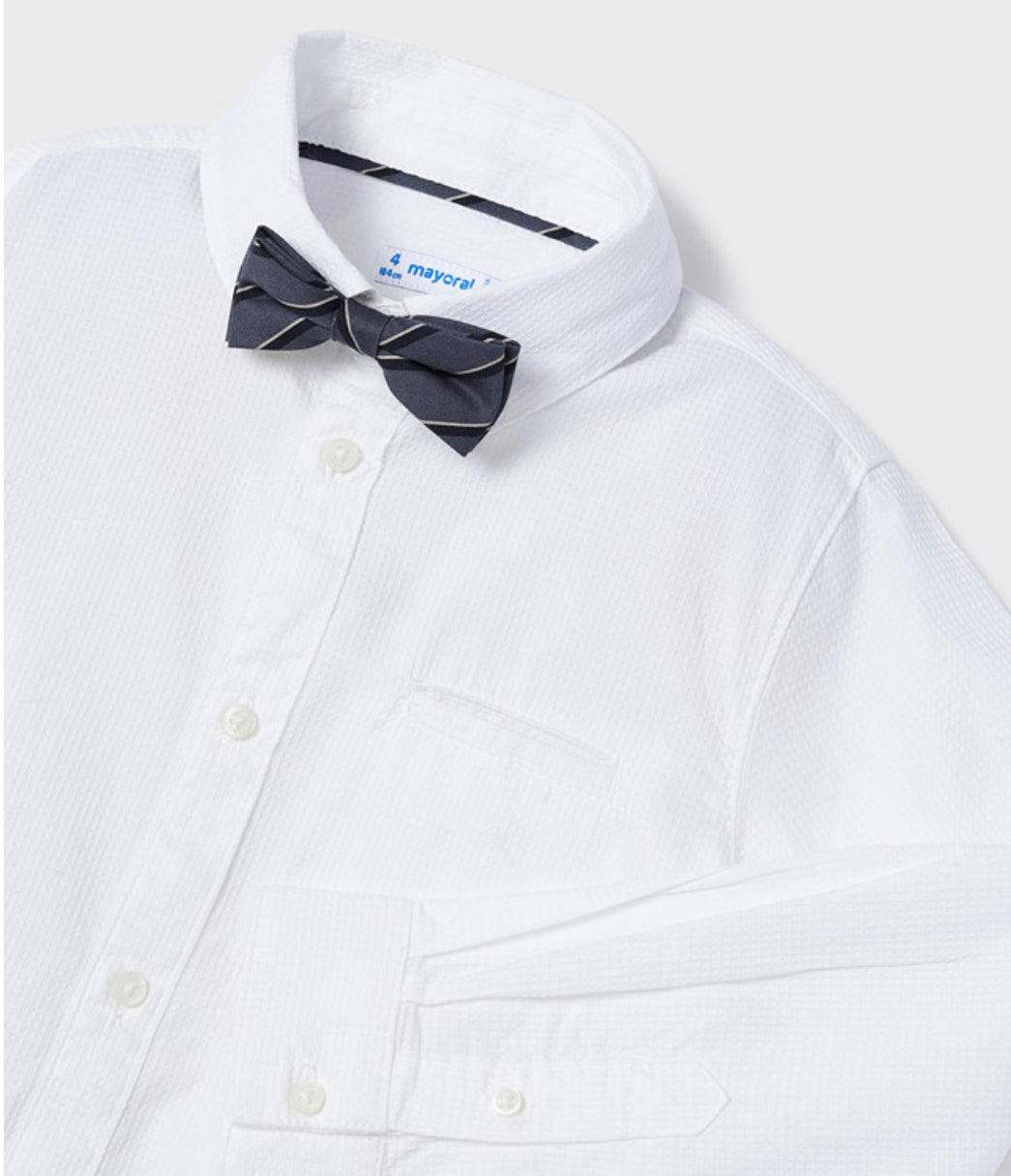 Mayoral Boys Shirt with Bow Tie
