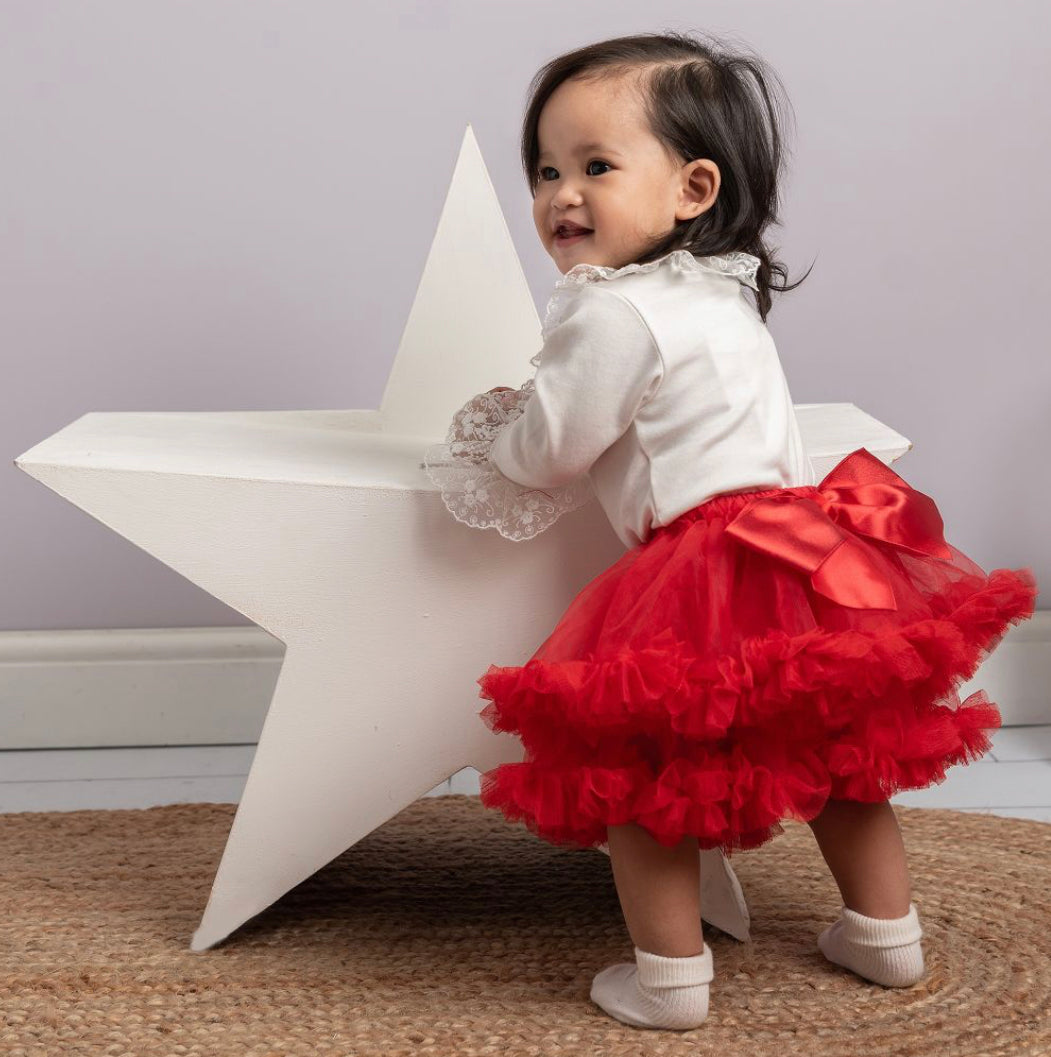 Caramelo Kids Red Tutu Skirt