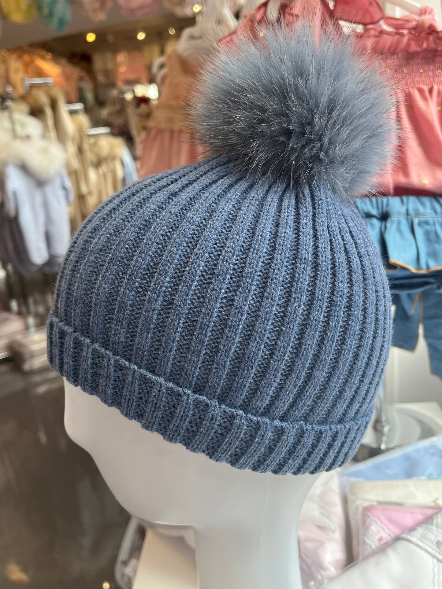 Mac Ilusion Knitted Pom Hat 18m-3yrs